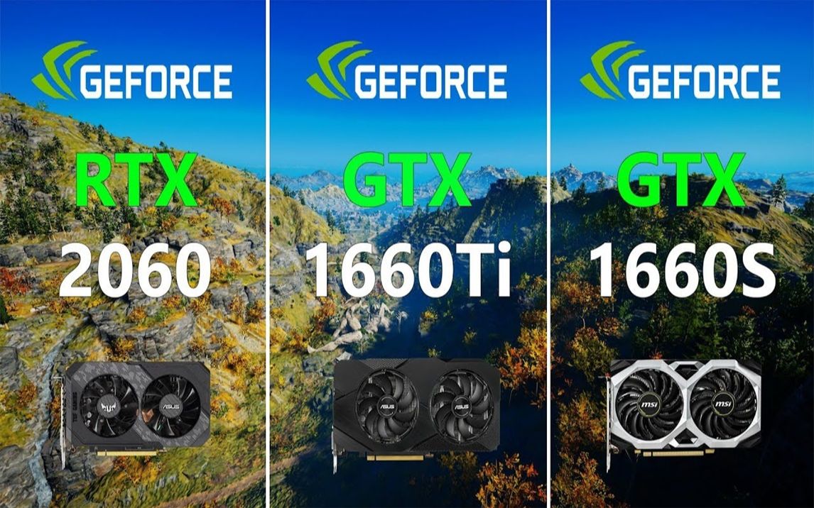 [图]RTX 2060 vs GTX 1660Ti vs GTX 1660 Super 显卡游戏性能测试对比（CPU为i5-9400F） 1080P 60帧视频