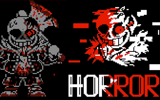 [图]【动画】重置！完整版！HORROR Sans 战！