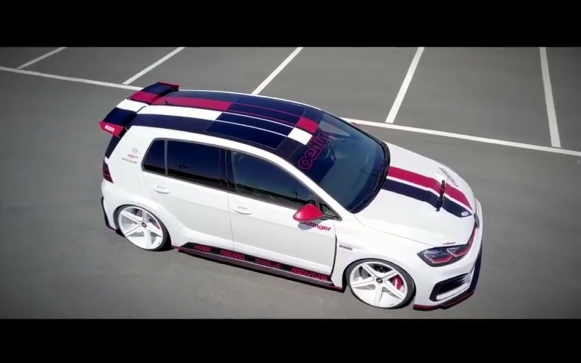 高尔夫gti奥丁格tcr尾翼动态展示_哔哩哔哩_bilibili