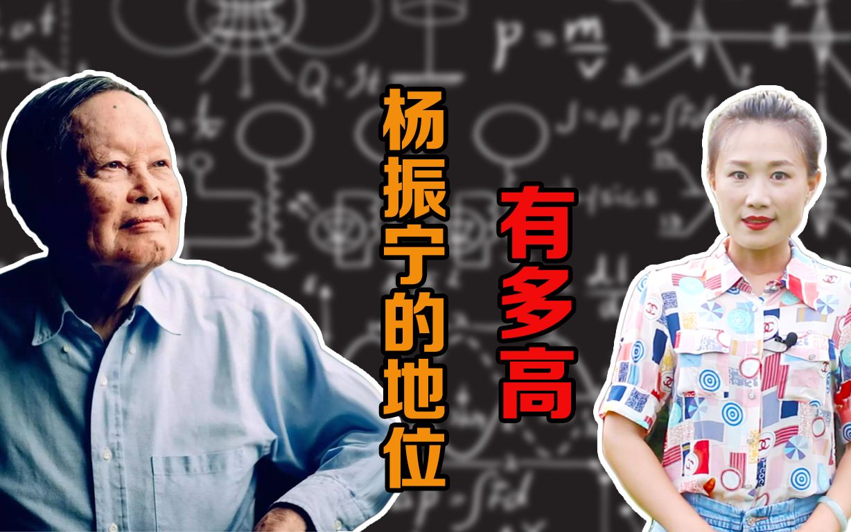 杨振宁的地位之高,贡献之大,长期以来都被我们低估了哔哩哔哩bilibili