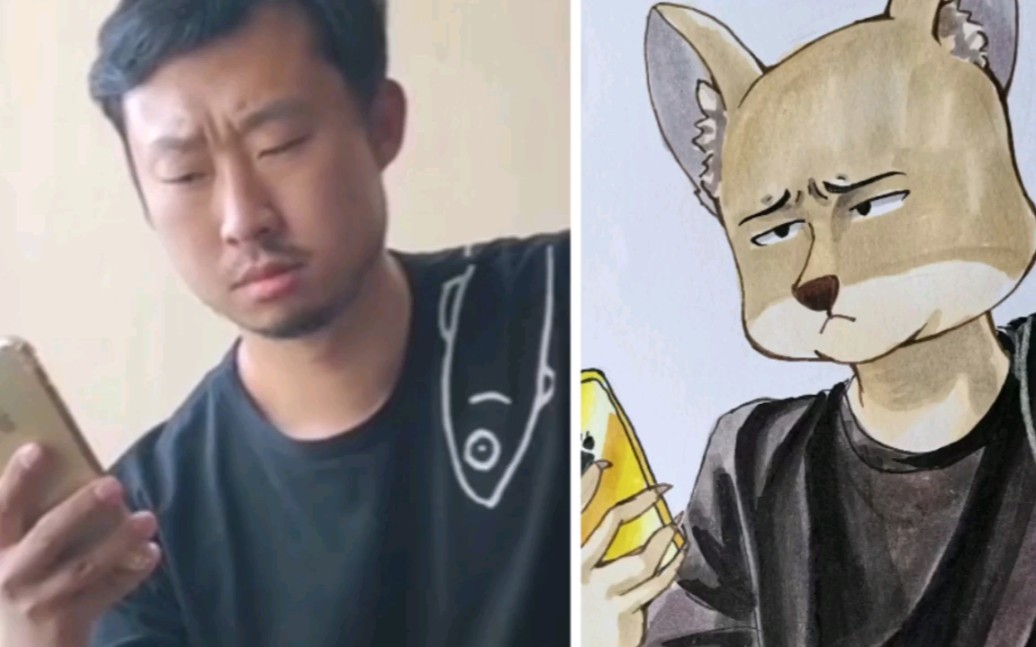 藏狐手机小亮万万没想到第一次画兽人居然是藏狐