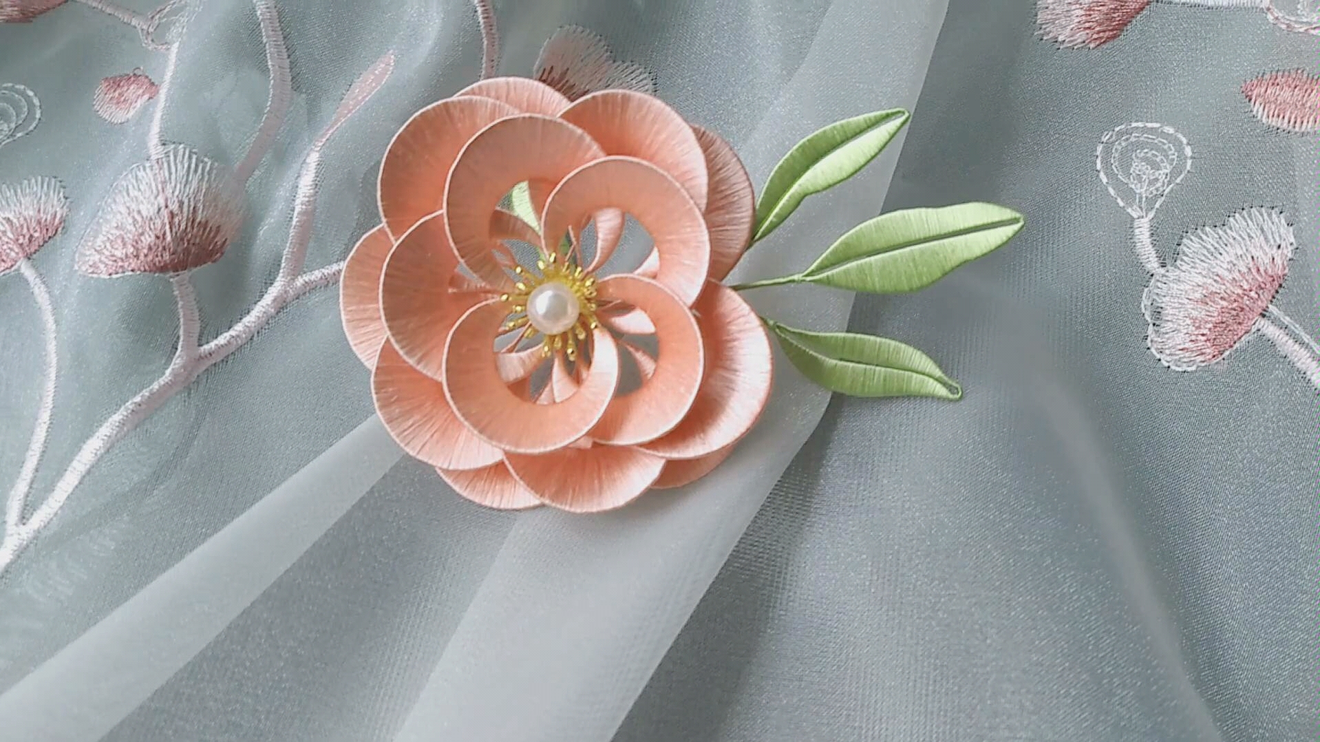 【林渊手作】林渊梦茶～山茶花缠花