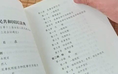 千万别在吃哑巴亏了,全新大字版《民法典》帮您轻松搞定法律问题,保护好自己和家人哔哩哔哩bilibili