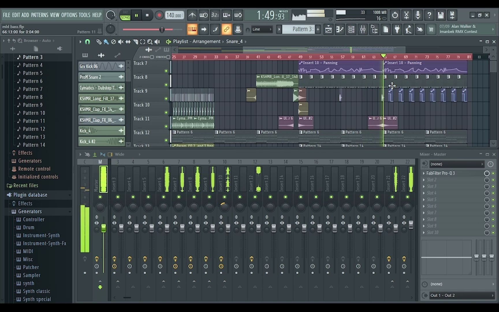 爆肝30秒做了一个melodicbassdemo超难听
