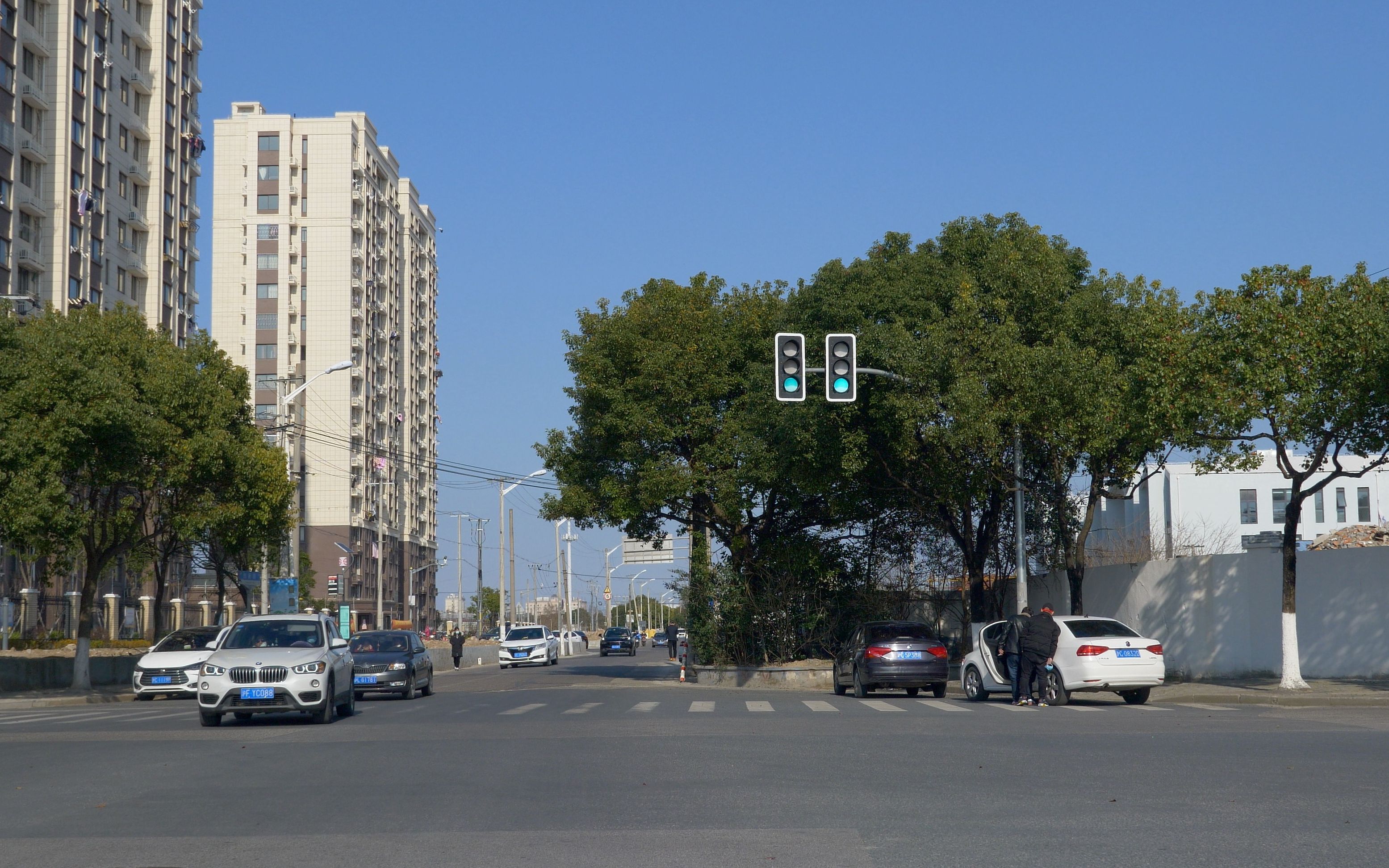 在上海,行车实拍,浦东唐镇-创新中路-华东路