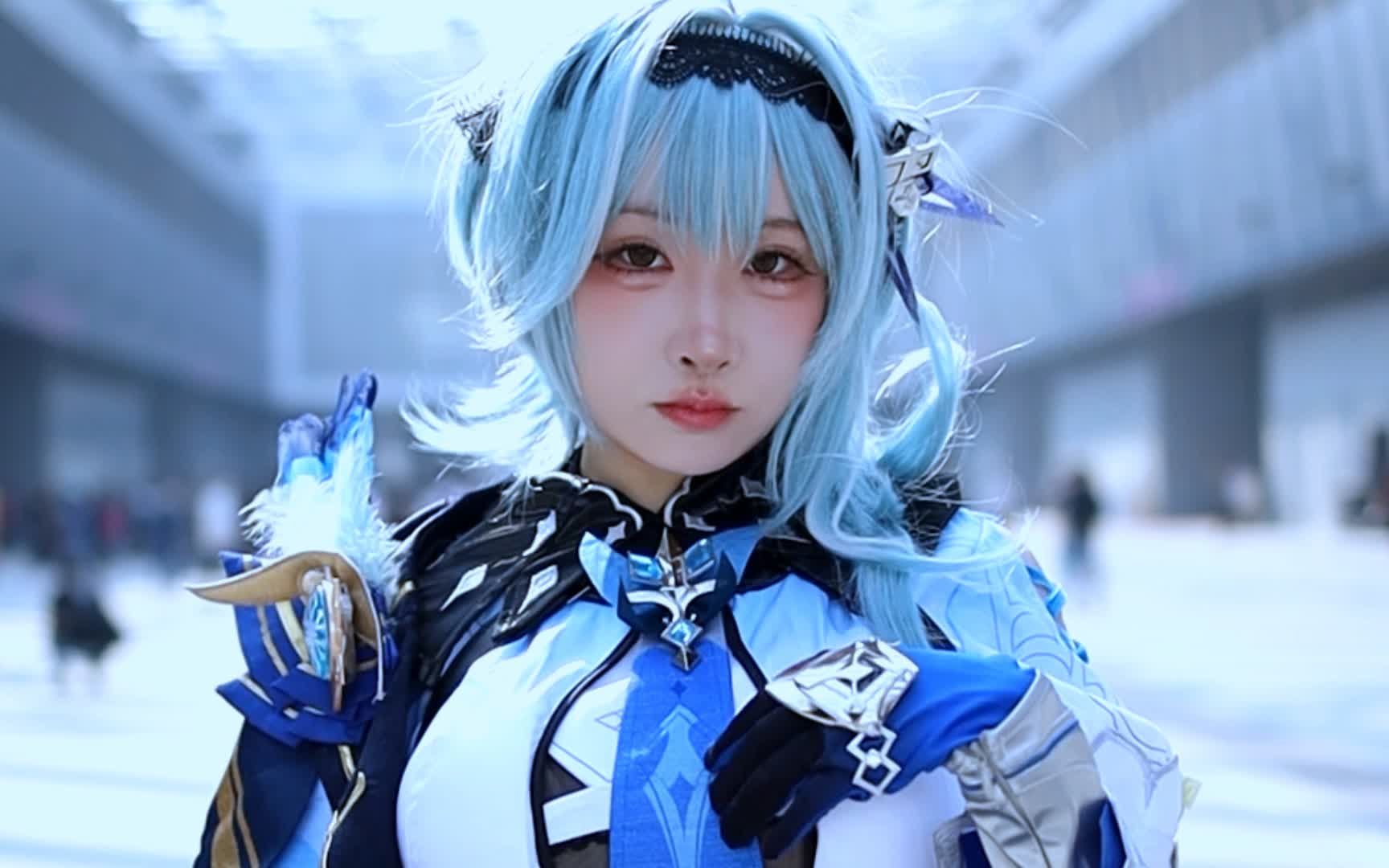 {4k}去深圳改装车展,拍了原神优菈cosplay