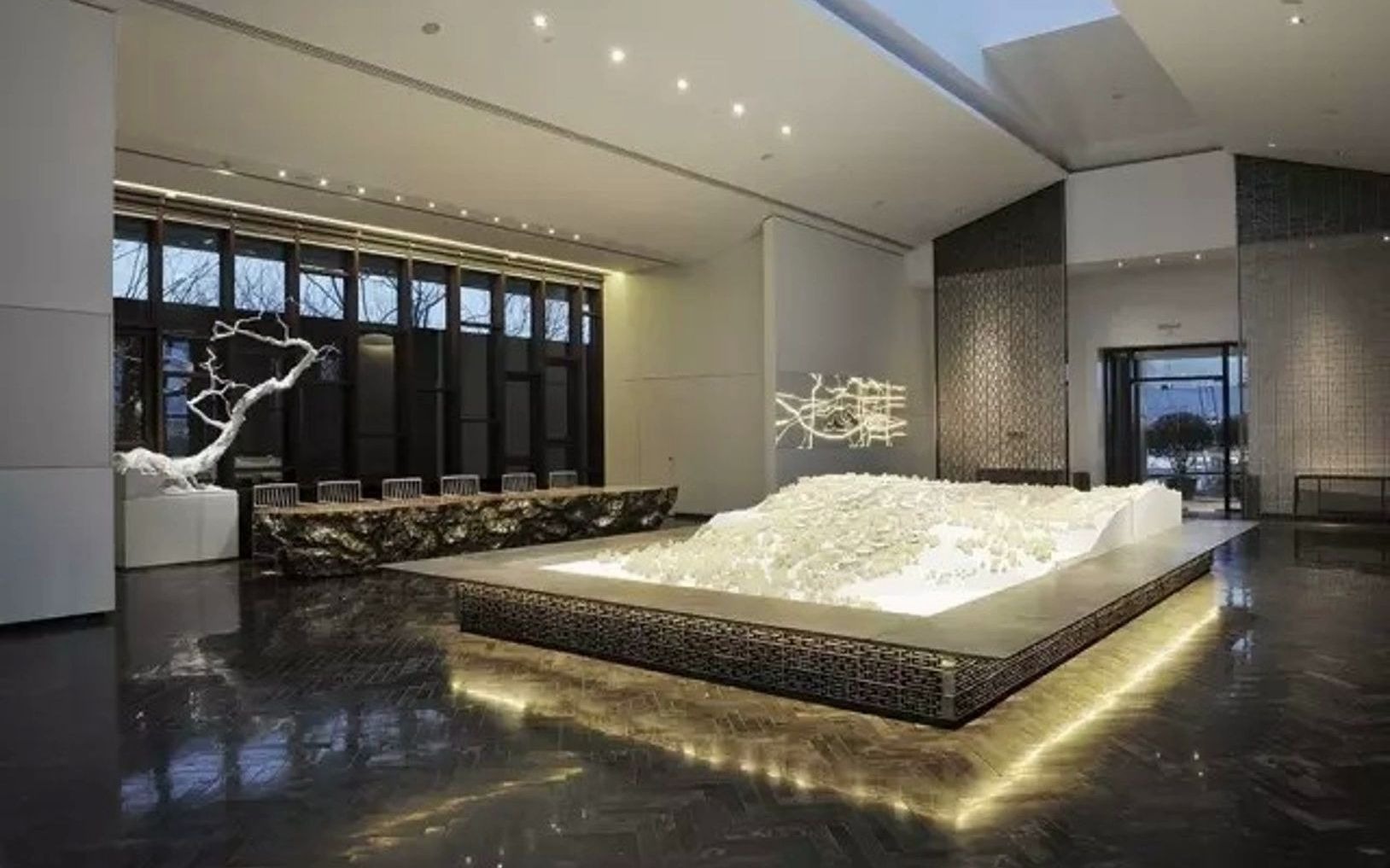 梁建国作品案例 #售楼处案例 售楼处丨郑州伏羲山素心园销售中心