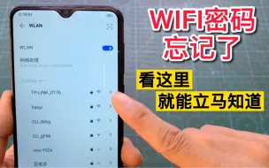 Download Video: WIFI密码忘记了别着急？看一下手机这里就能立马知道，超简单