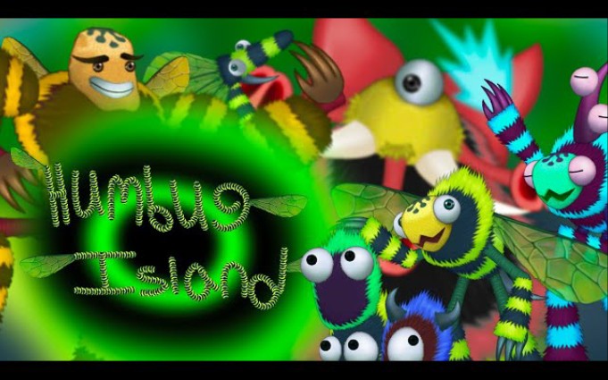 《My Singing Monsters 粉丝作品》Humbug Island 蜜蜂岛所有怪物合唱