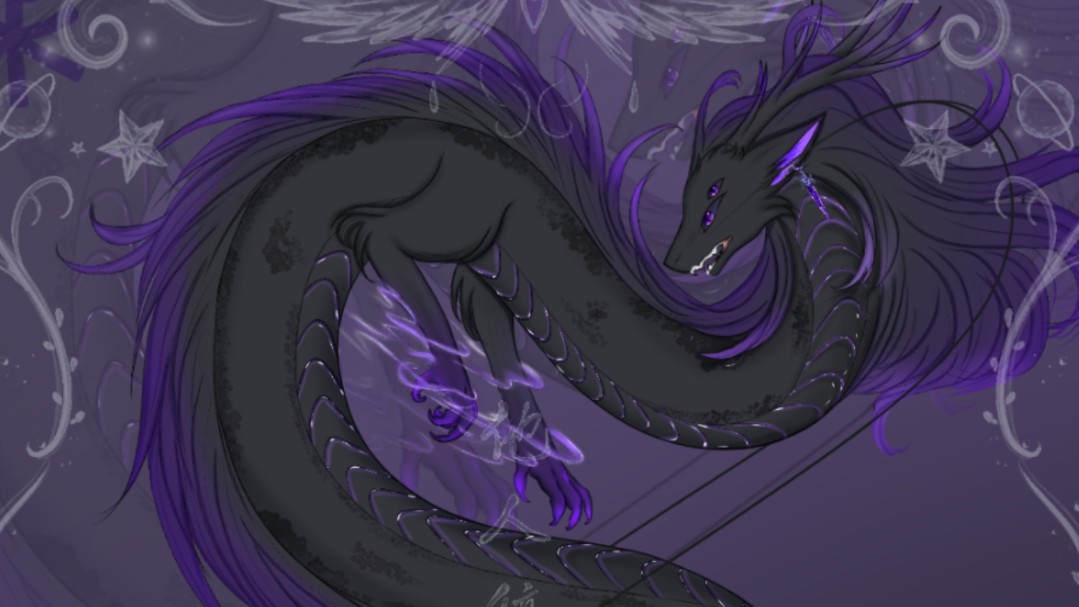 【绘画过程/稿件】好帅一黑龙