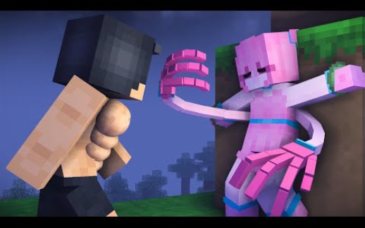 【Minecraft/我的世界/动画】风暴(歌词)Minecraft动画//Aaron VS Aphmou girl(爱情故事)哔哩哔哩bilibili