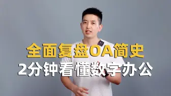 2分钟看懂OA系统，打工人必看