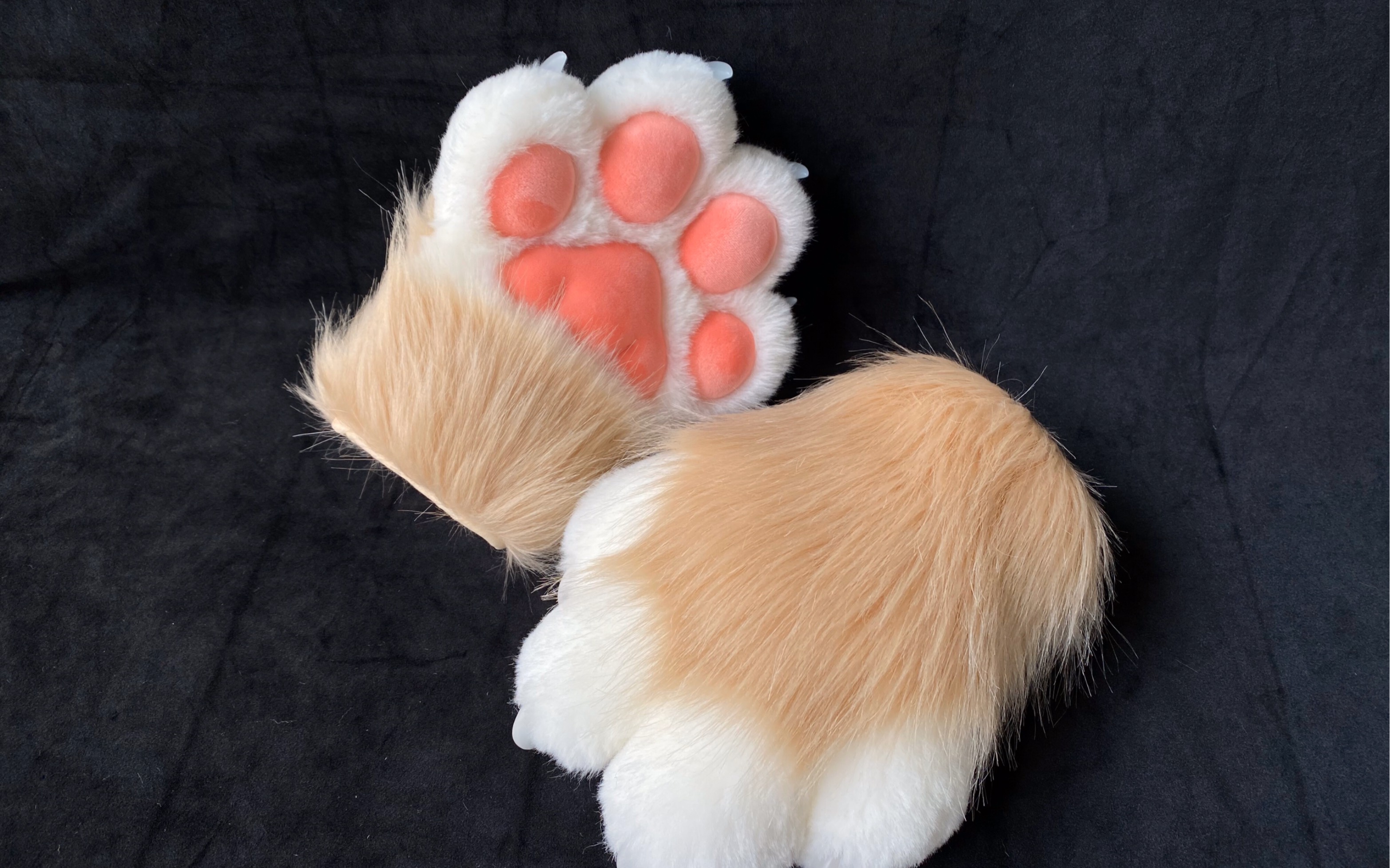 【fursuit制作】更换船新指甲和肉垫的猫科爪爪~_哔哩哔哩 (゜-゜)つ