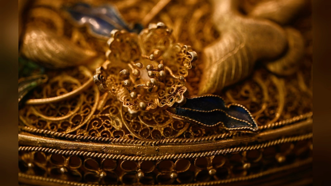 银鎏金x掐丝"吉金瑞意"提篮