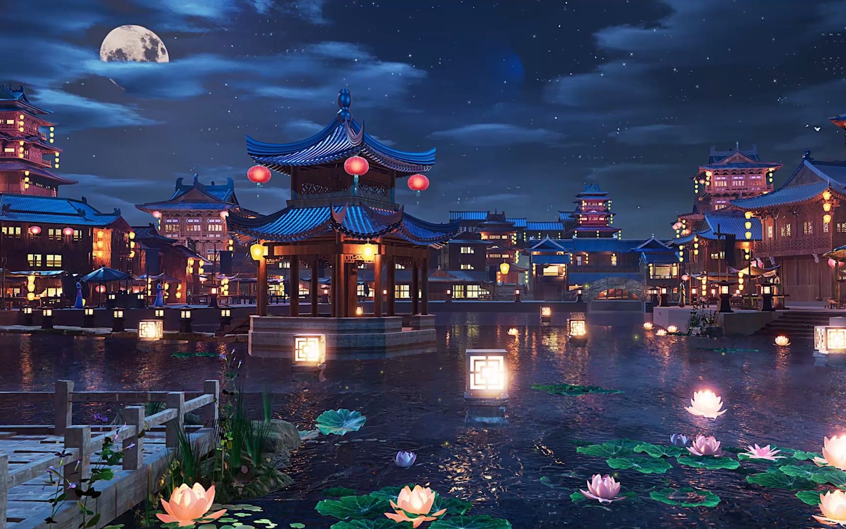 古代夜晚宵禁丨维护当地治安,维护其专制统治丨安静丨鸟鸣丨白噪音