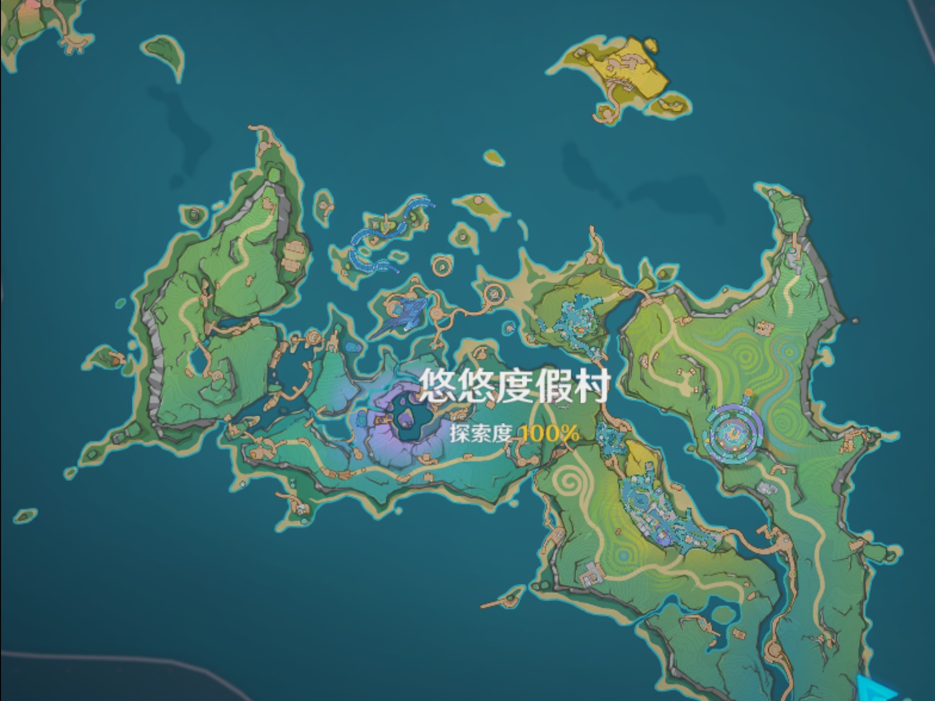 原神代肝 第一个5.8海岛探索