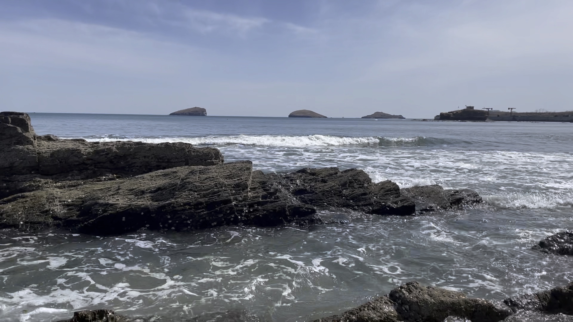 大连七贤岭公园看海美