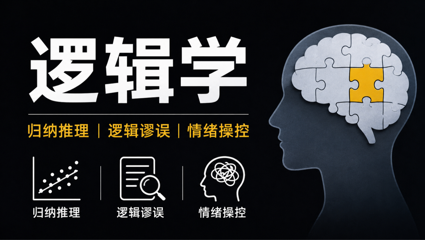 逻辑学：归纳推理、逻辑谬误与情绪操控（教学版）