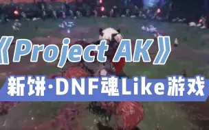 下载视频: 《Project AK》：新饼·DNF魂Like游戏