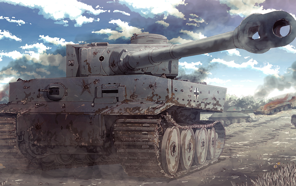 史实瞄具还原国防军第502重装营奥托·卡尔尤斯座驾217号虎式坦克e型