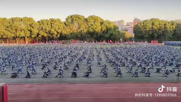 江西旅游商贸职业学院匕首操大方阵哔哩哔哩bilibili