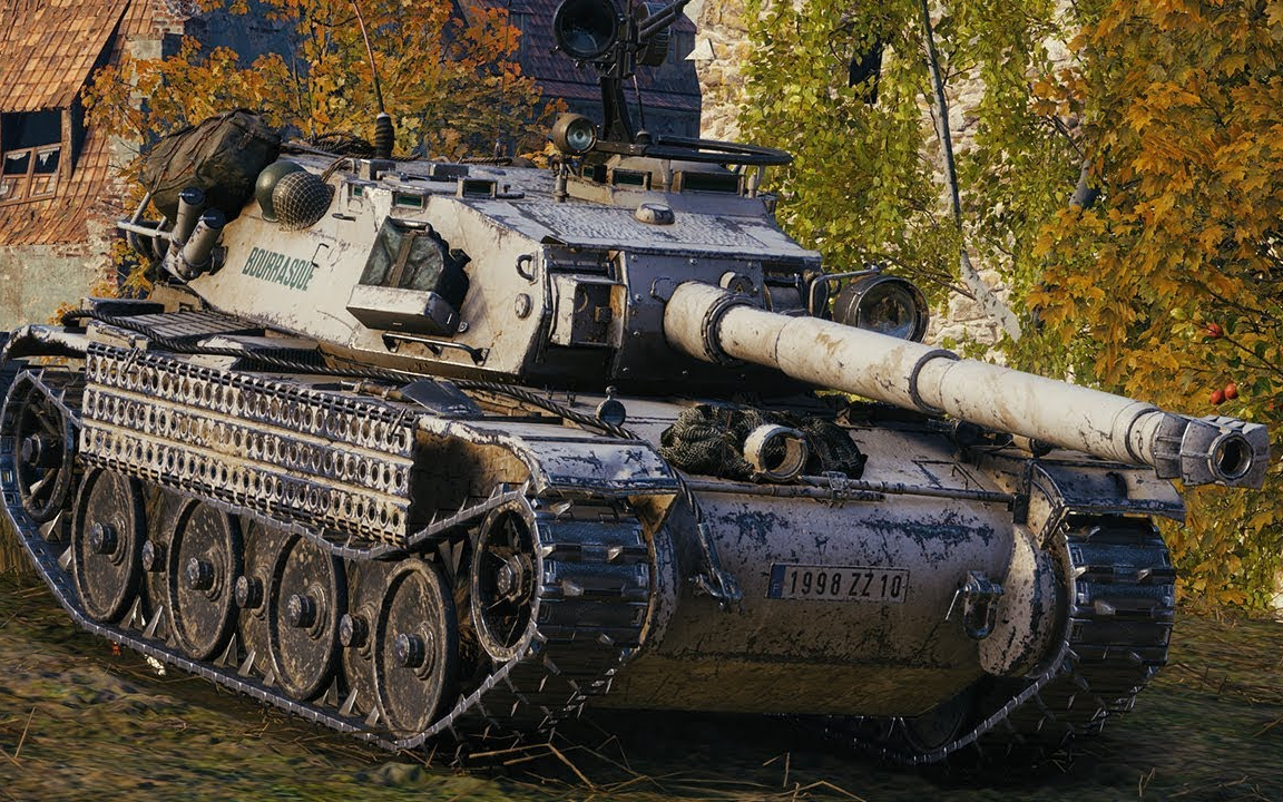 [lacho wot replays] 坦克世界 查狄伦 狂风 - 5杀 0.83万伤害