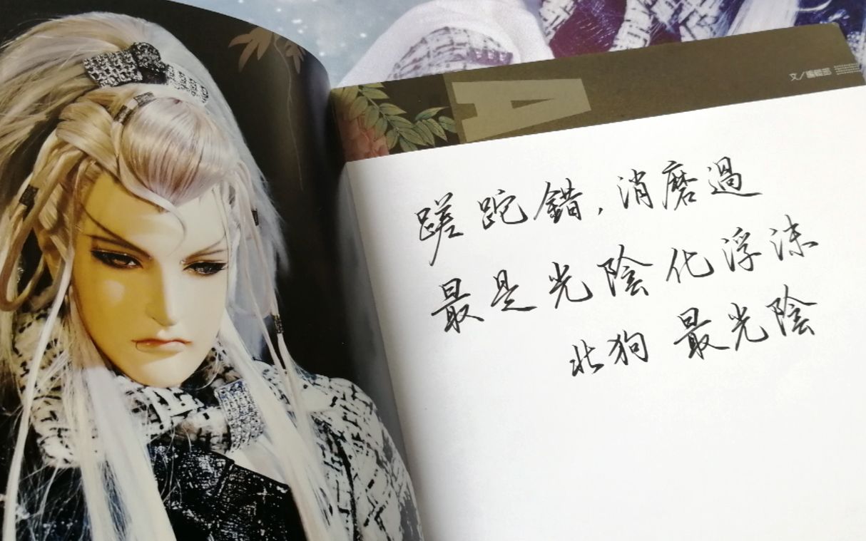 感受这盛世美颜霹雳诗号手写北狗最光阴