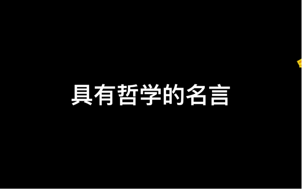 哲学语录哔哩哔哩bilibili