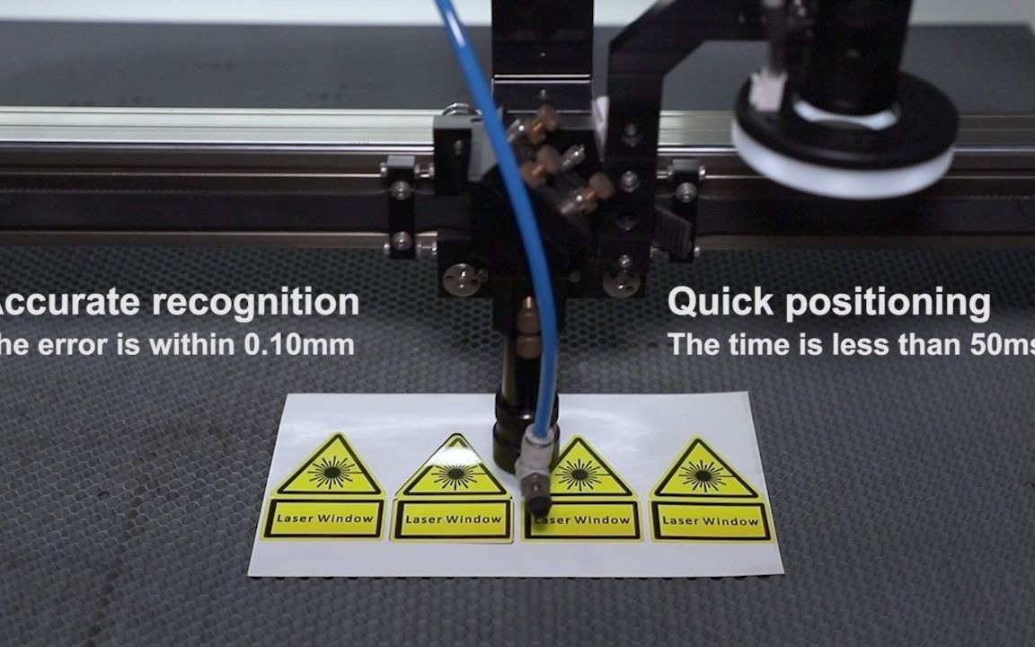 深圳睿达科技小视觉激光切割雕刻控制系统,完全脱机运行,特征识别和MARK点定位,CCD切割,全景定位哔哩哔哩bilibili