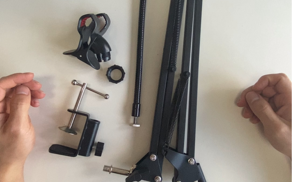 手机悬臂支架安装视频教程