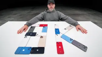 【4K】【苹果开箱】 iPhone 13 全机种全颜色开箱，别买错了！