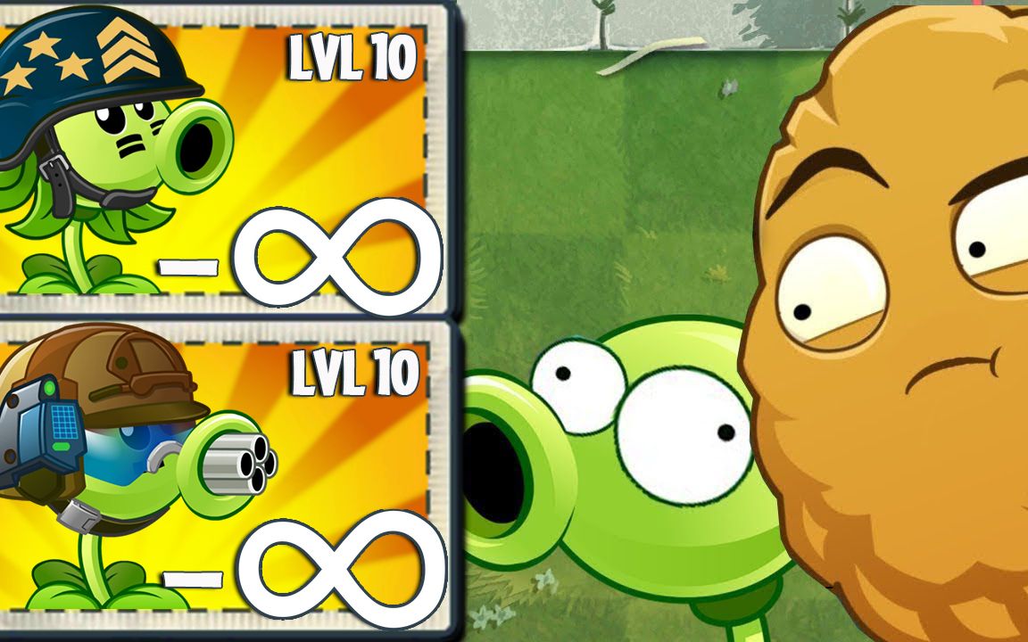 PvZ 2 无限强化  每个植物最高等级 对抗 150 个 ZCorp 承包商僵尸植物大战僵尸2