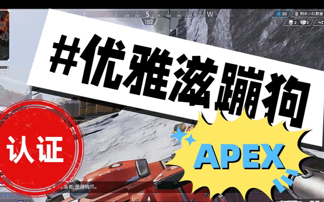 【Apex】原创说唱《优雅滋蹦狗》欢迎加入滋蹦大家庭!摇摆起来!哔哩哔哩bilibili