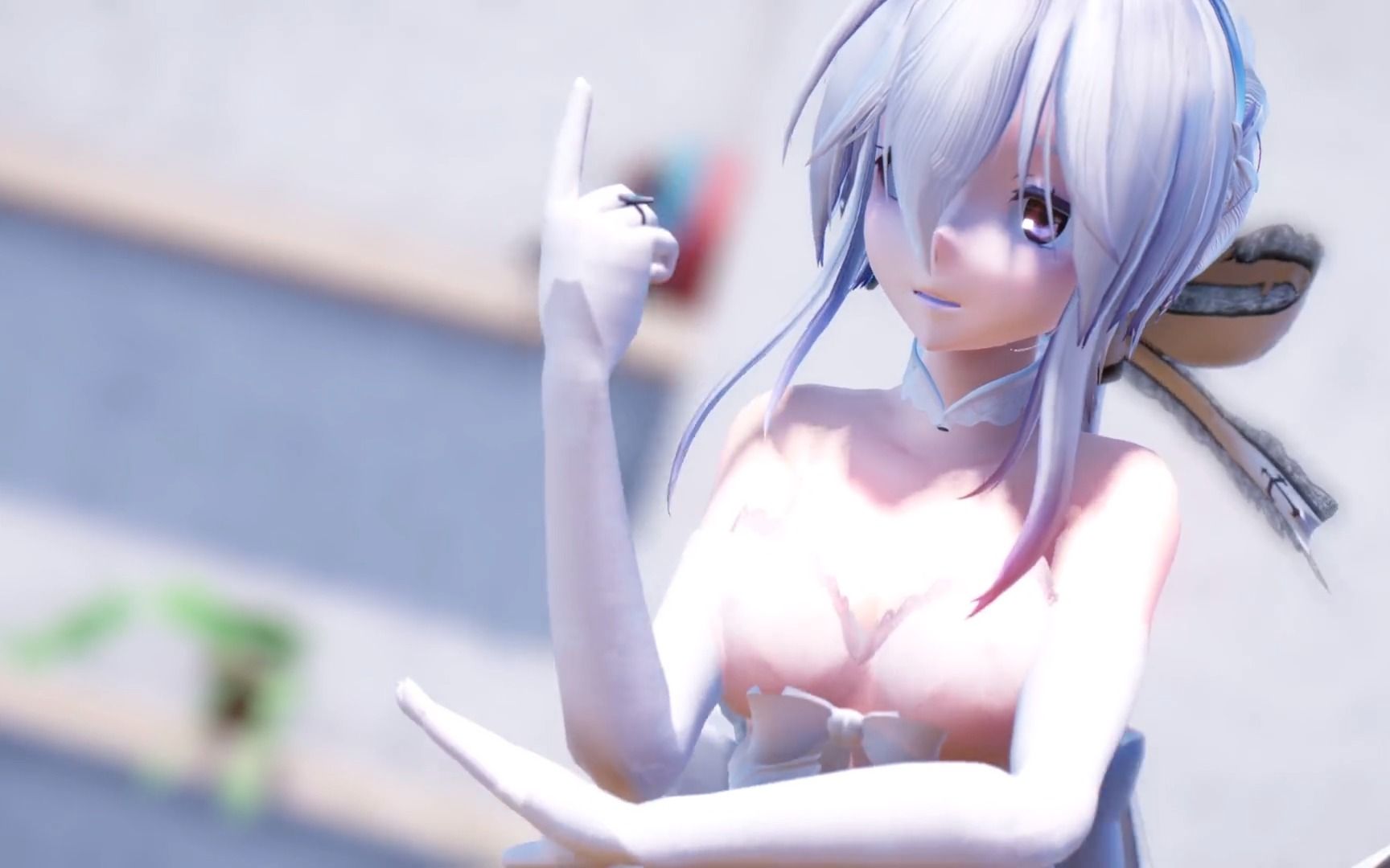 [图]【MMD】「純情スカート」 - HAKU 【4K UHD】