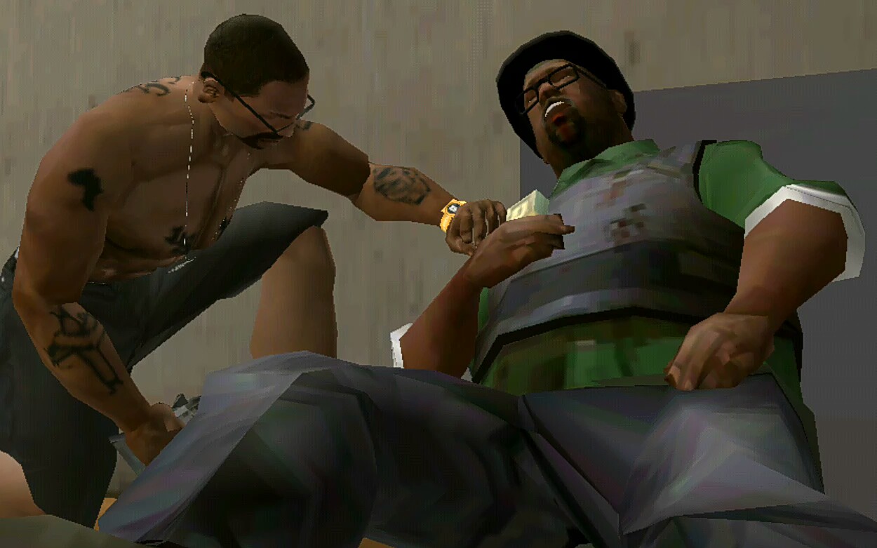 《圣安地列斯》 goodbye big smoke 游戏最终章