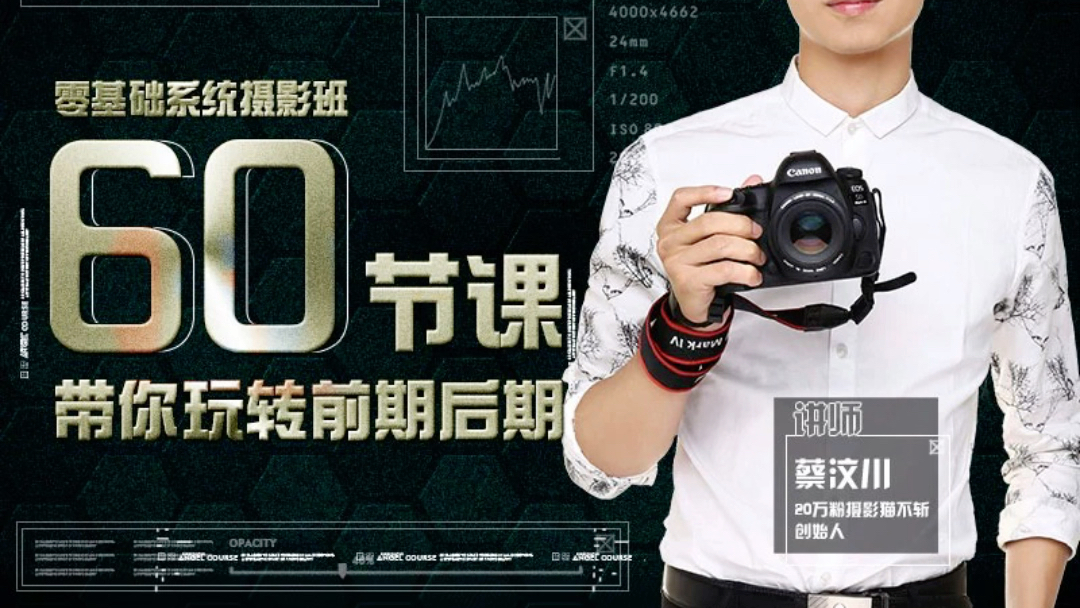 摄影家拍摄过程视频教程，技巧大全