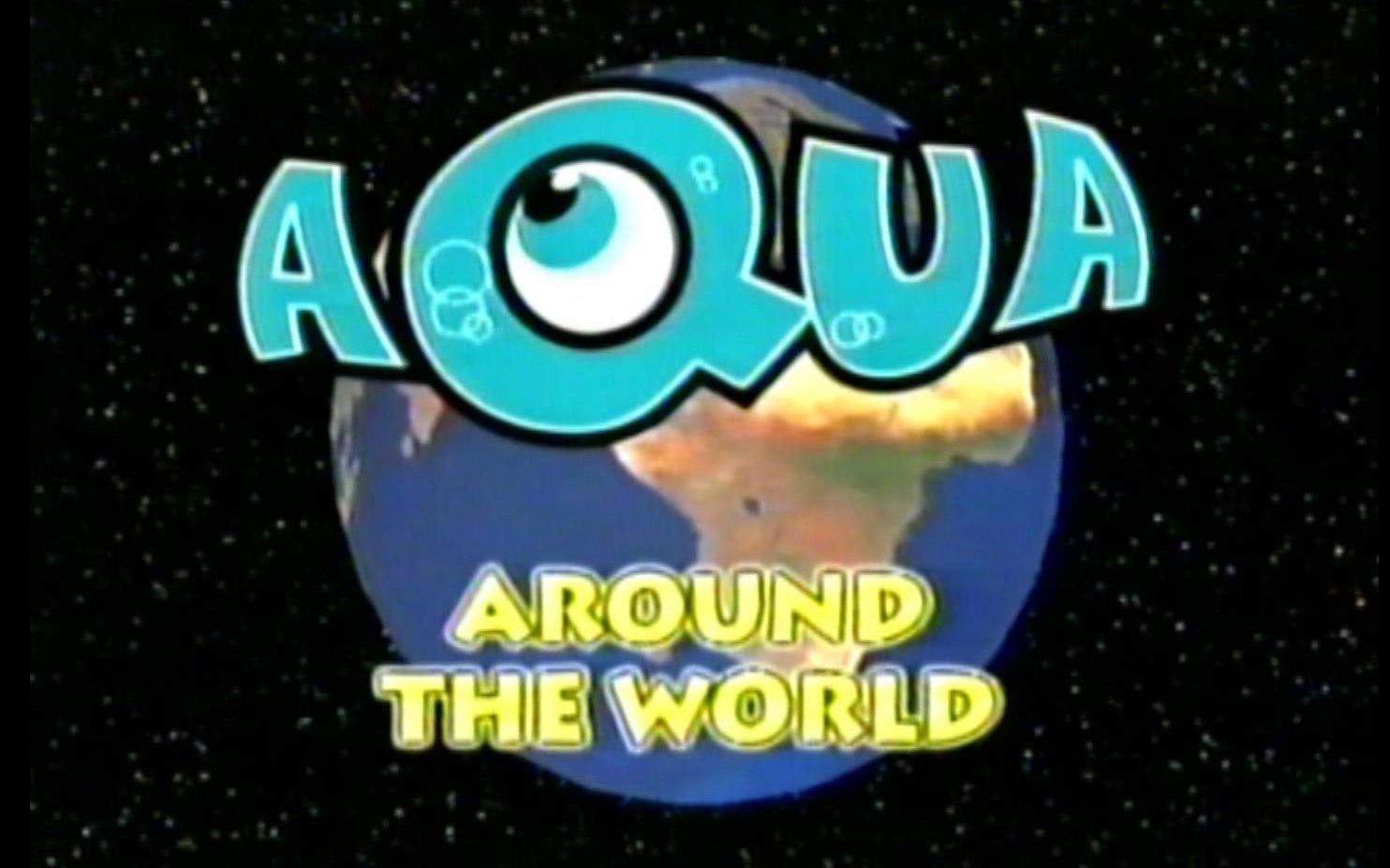 [图]AQUA 水叮当乐团 1998年 AROUND THE WORLD 环游世界游记 丹麦限定VHS录像带