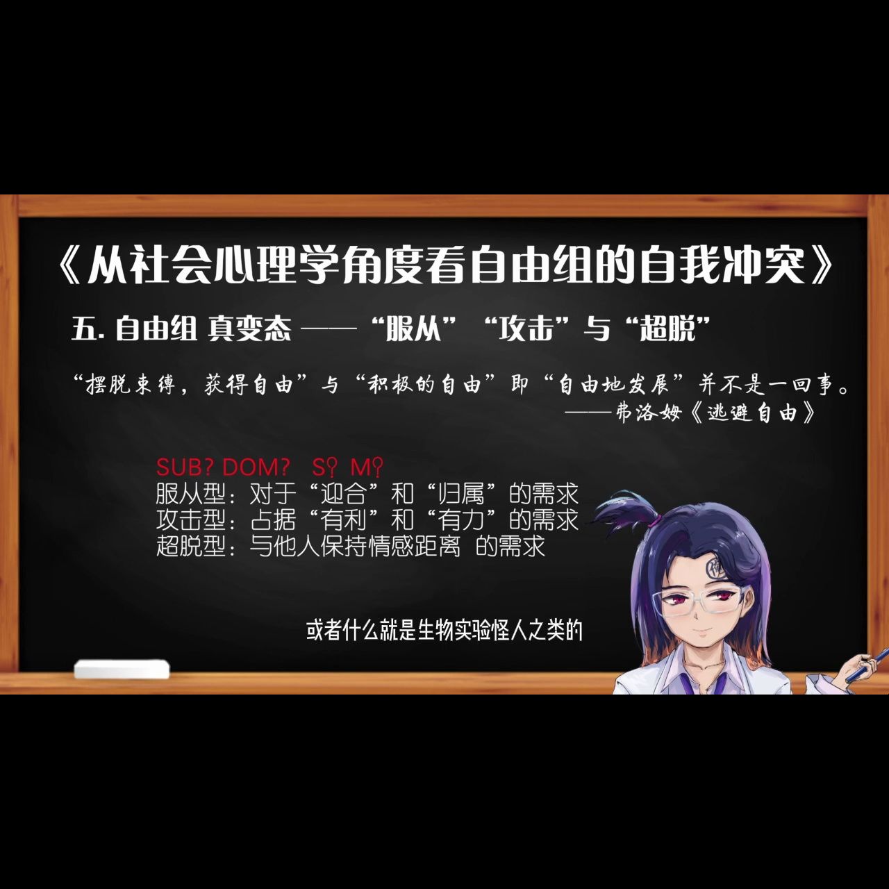 [图]野磕学 | 自由组真的自由吗？聊聊XNTP的自我发展与社会需求冲突