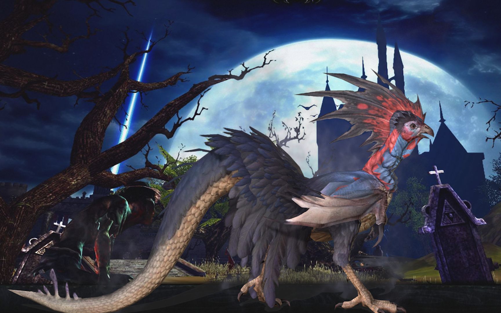 令人闻风丧胆的鸡蛇兽,用眼神就能杀人,它到底是谁的孩子呢?