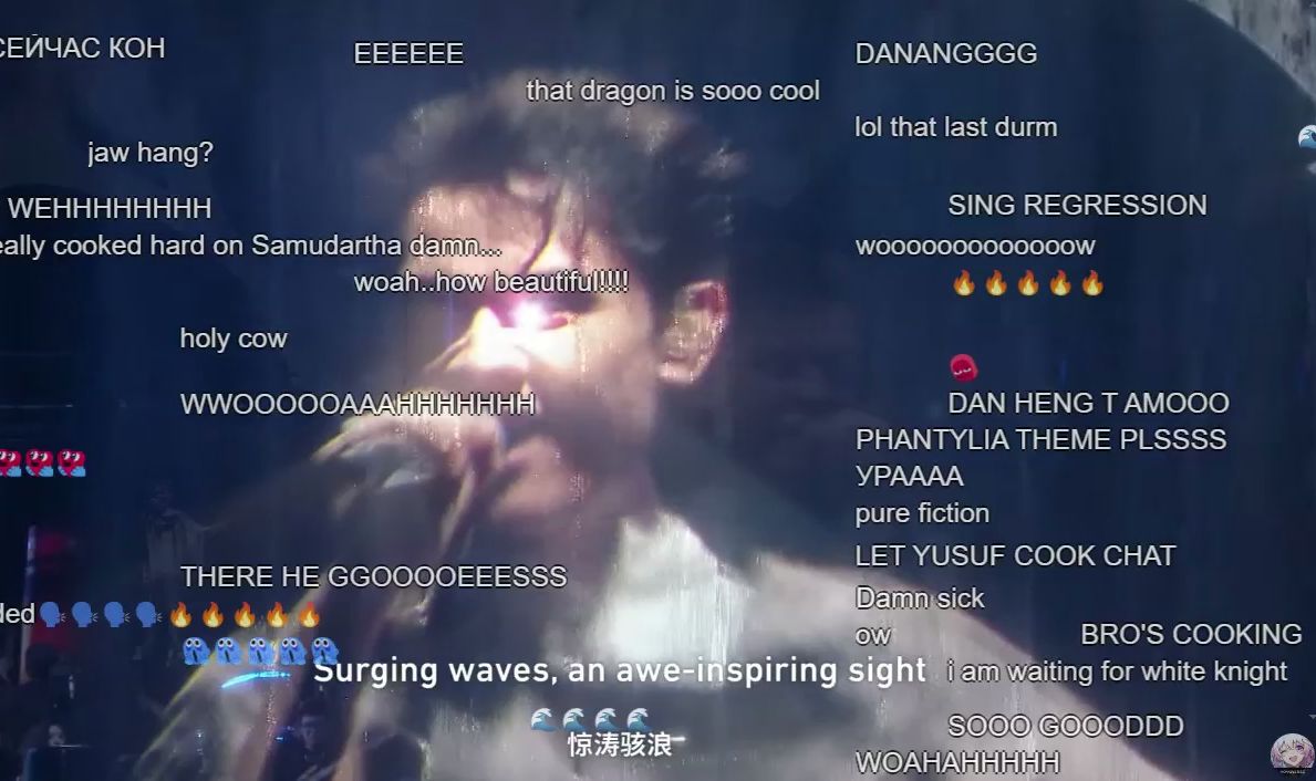 【英文弹幕反应】水龙吟- 2024星穹铁道演唱会「群星