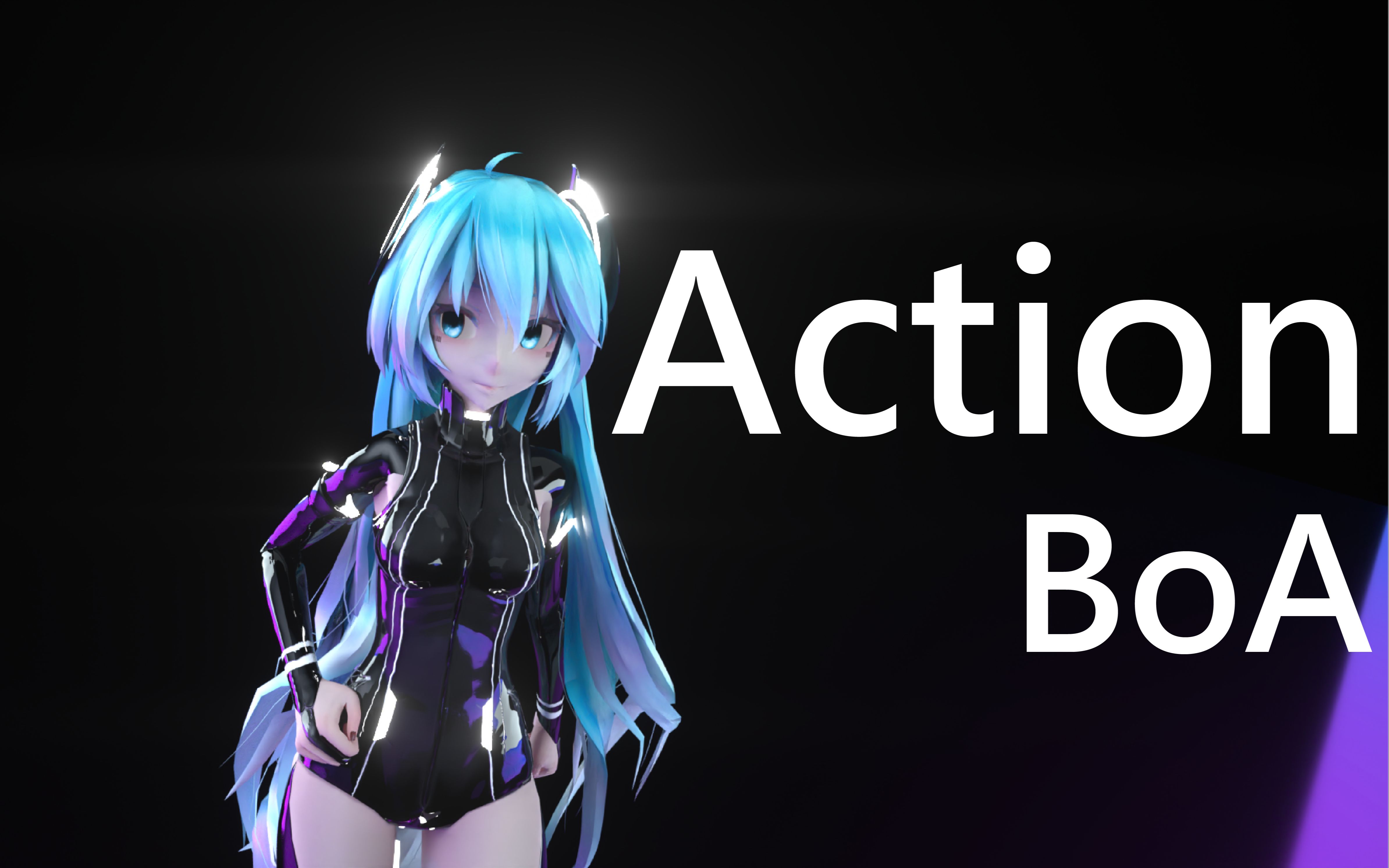 【性感科技初音酱】穿上紧身衣一起激情吧!
