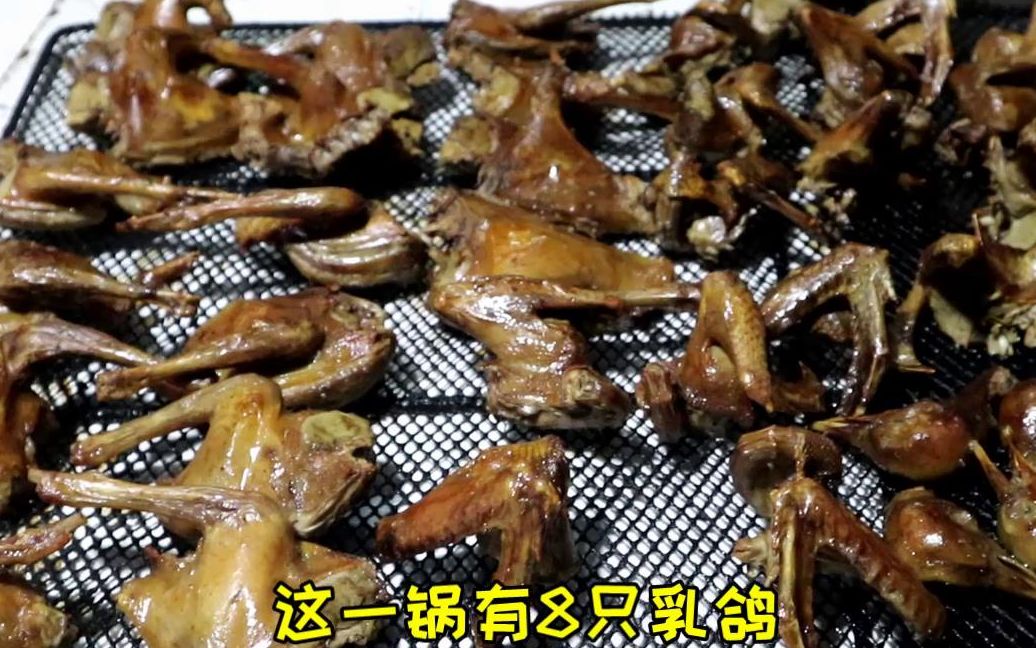 湖北大叔卖乳鸽饭,50元一份,一锅烤箱出12只,一天能卖200只!哔哩哔哩bilibili