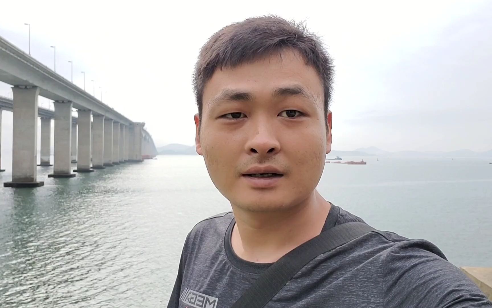 实拍平潭海峡大桥,福建省第一座跨海大桥,太雄伟了
