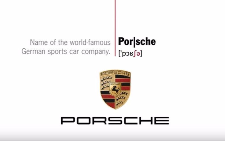 “保时捷(Porsche)”一词的正确发音(How to pronounce Porsche)哔哩哔哩bilibili