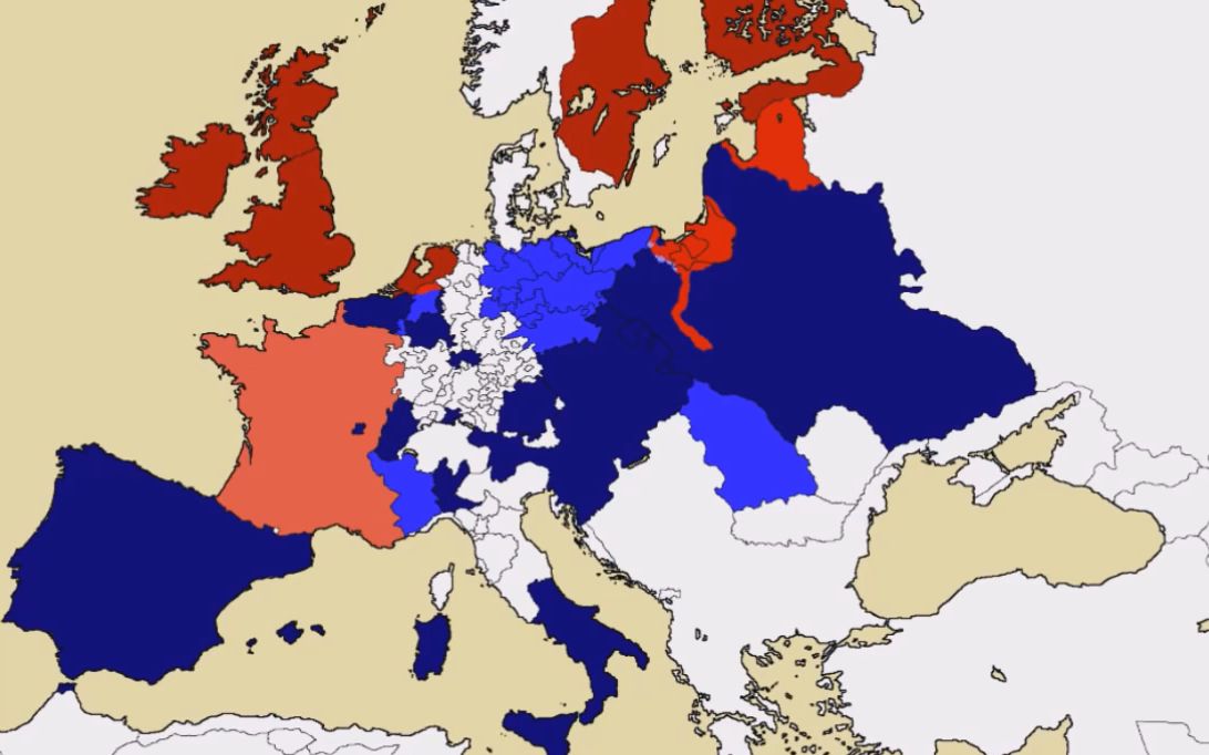 【历史地图】三十年战争哔哩哔哩bilibili