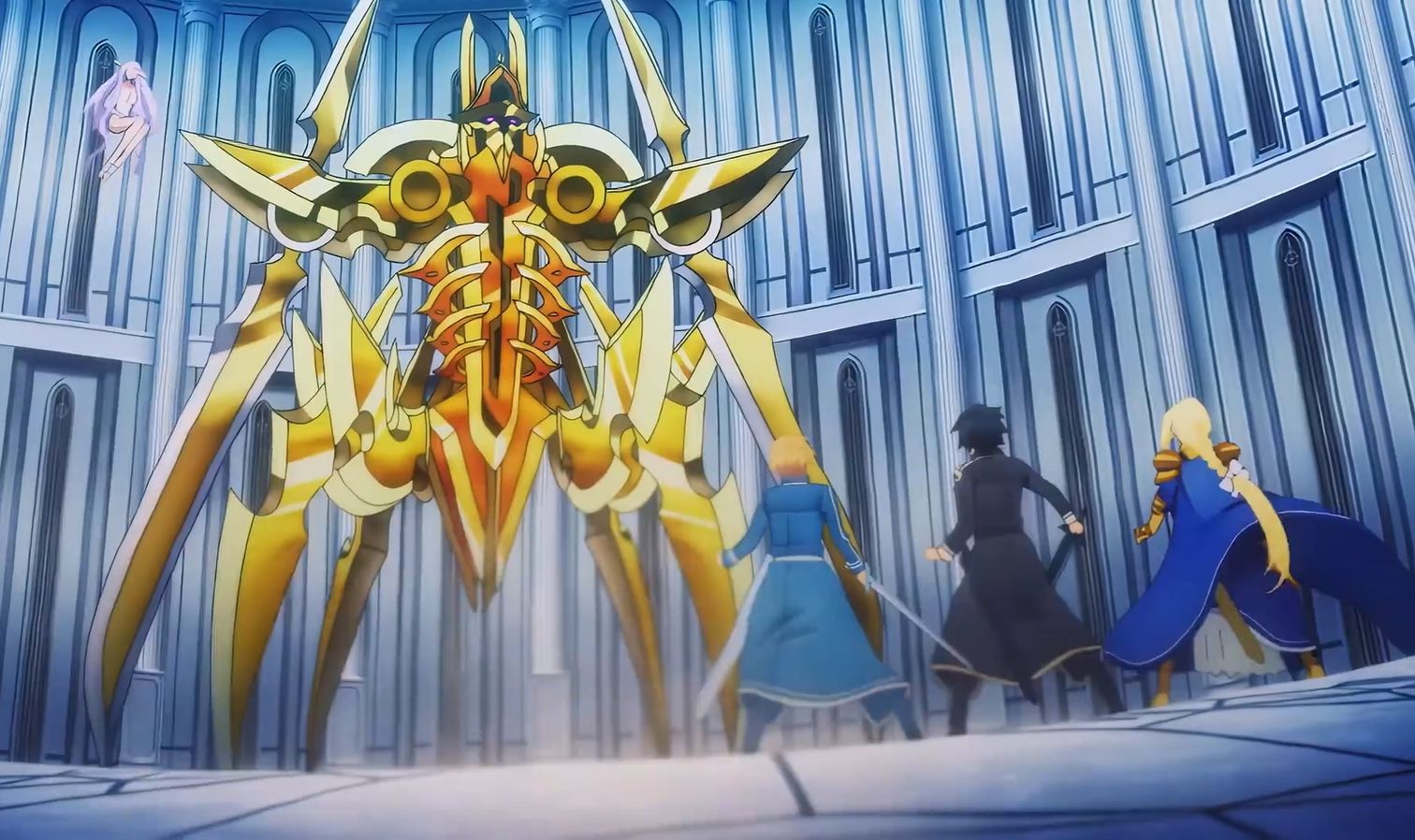 【东森电影台】刀剑神域第三季台配国语 最高祭司召唤巨剑魔像 卡迪