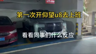 第一次开仰望u8去上班，看看同事们的反应