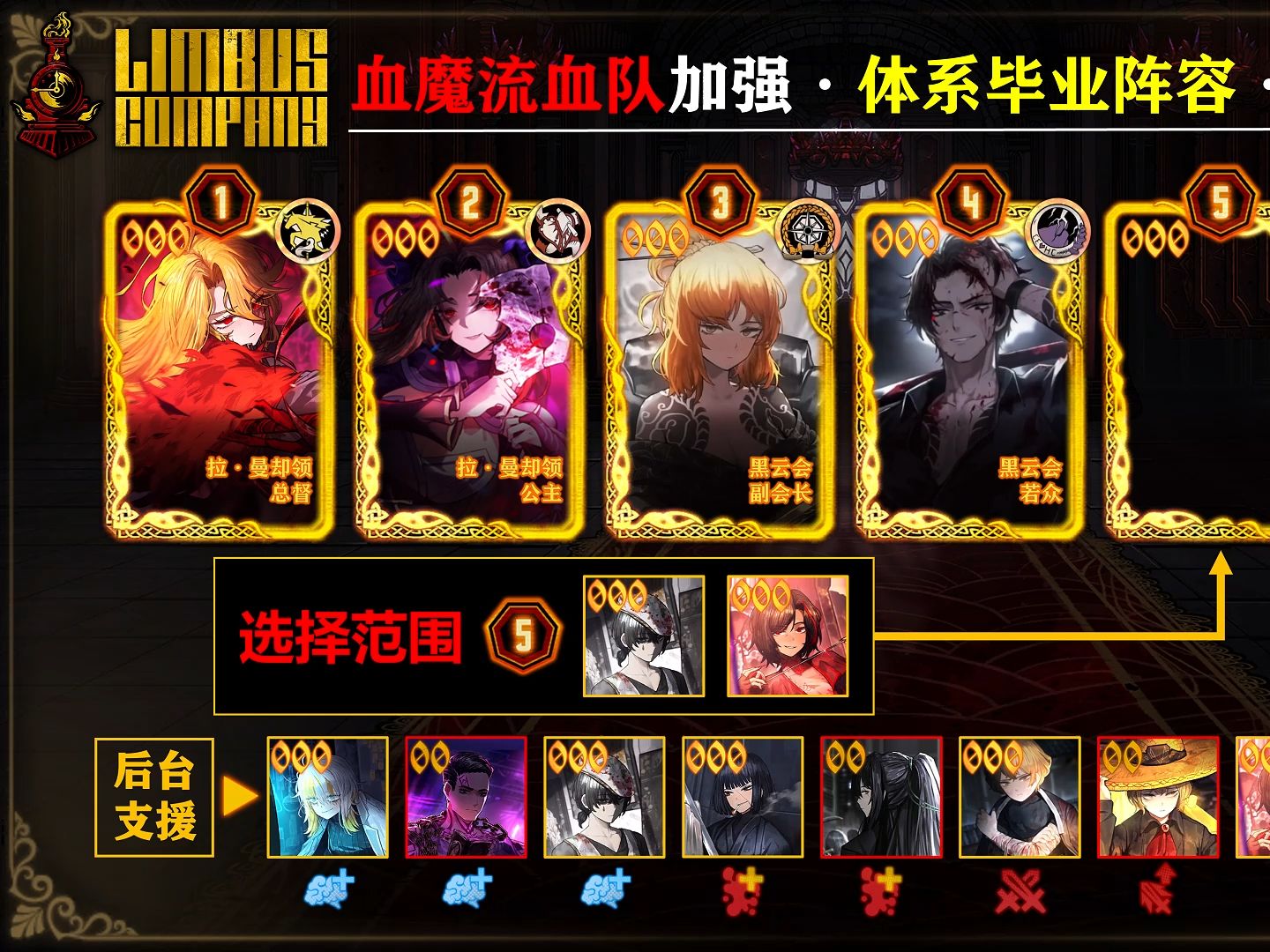 【边狱巴士/黑云血魔队阵容】新黑云会人格使“血魔体系”得到巨大增强(已优化修改ⷦ”𙮐‹)哔哩哔哩bilibili攻略