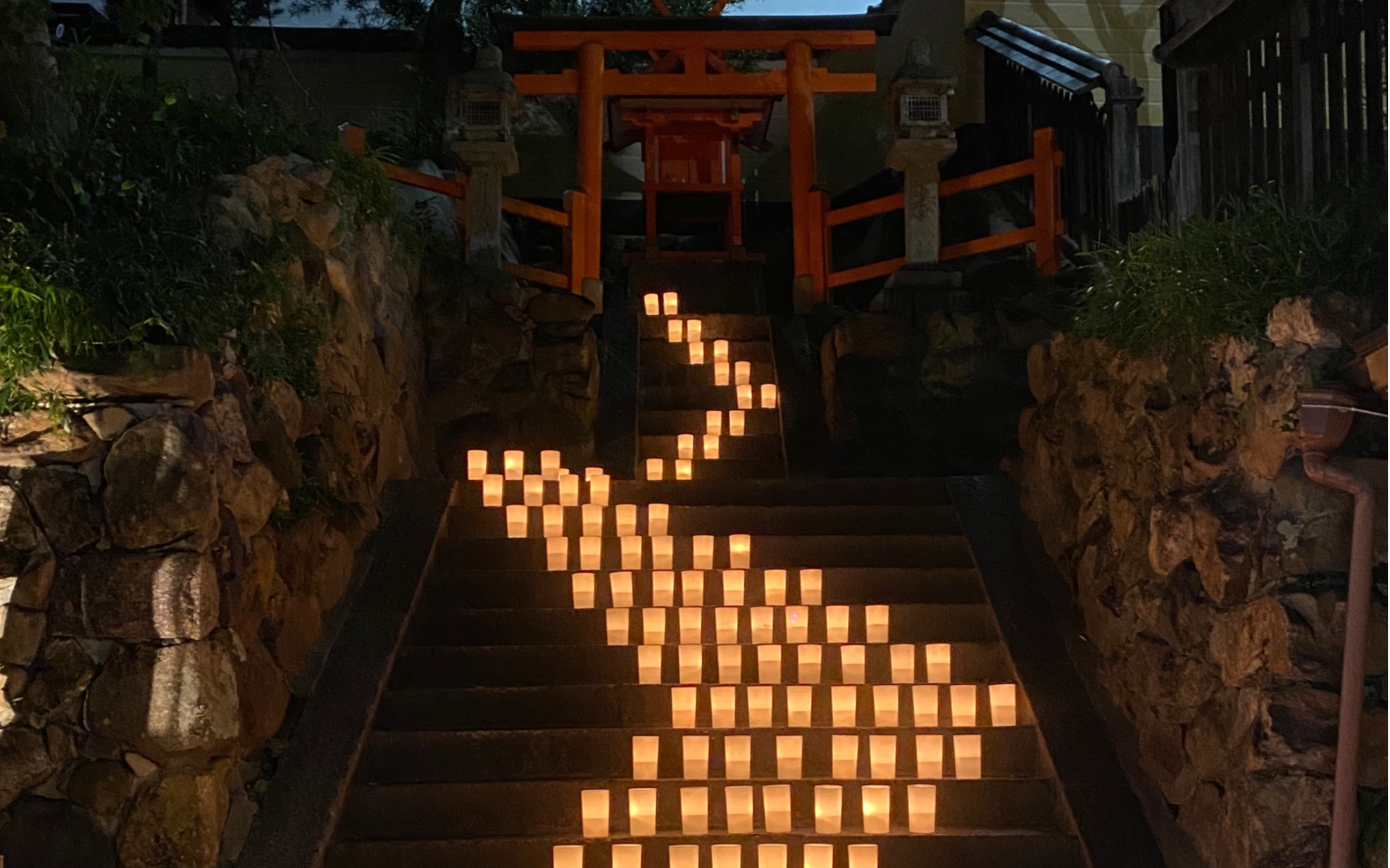 奈良灯花会(8.5-8.14)看灯花,逛小吃摊