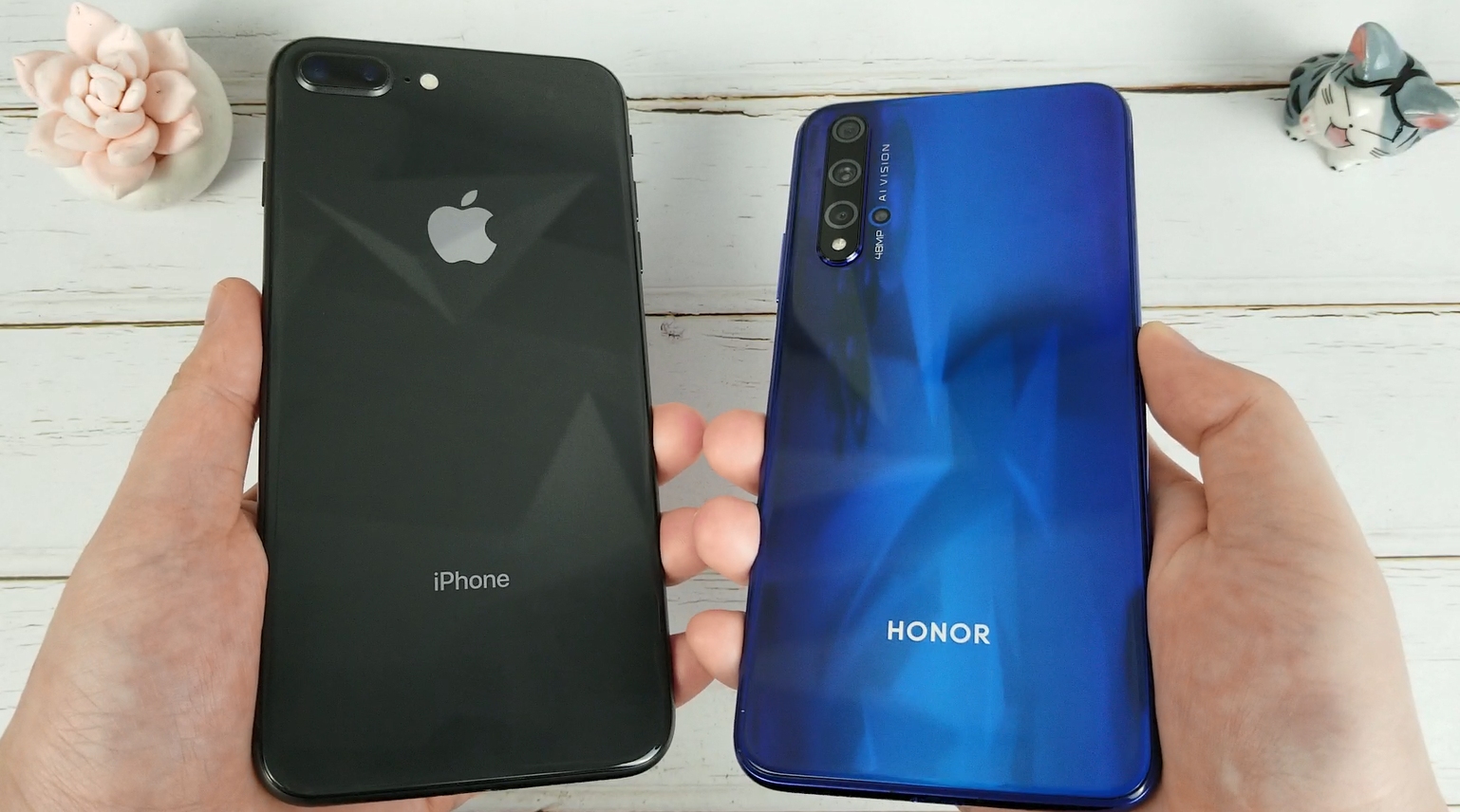 同价位的荣耀20对比 iphone 8p,看完这速度差距真的不敢相信!